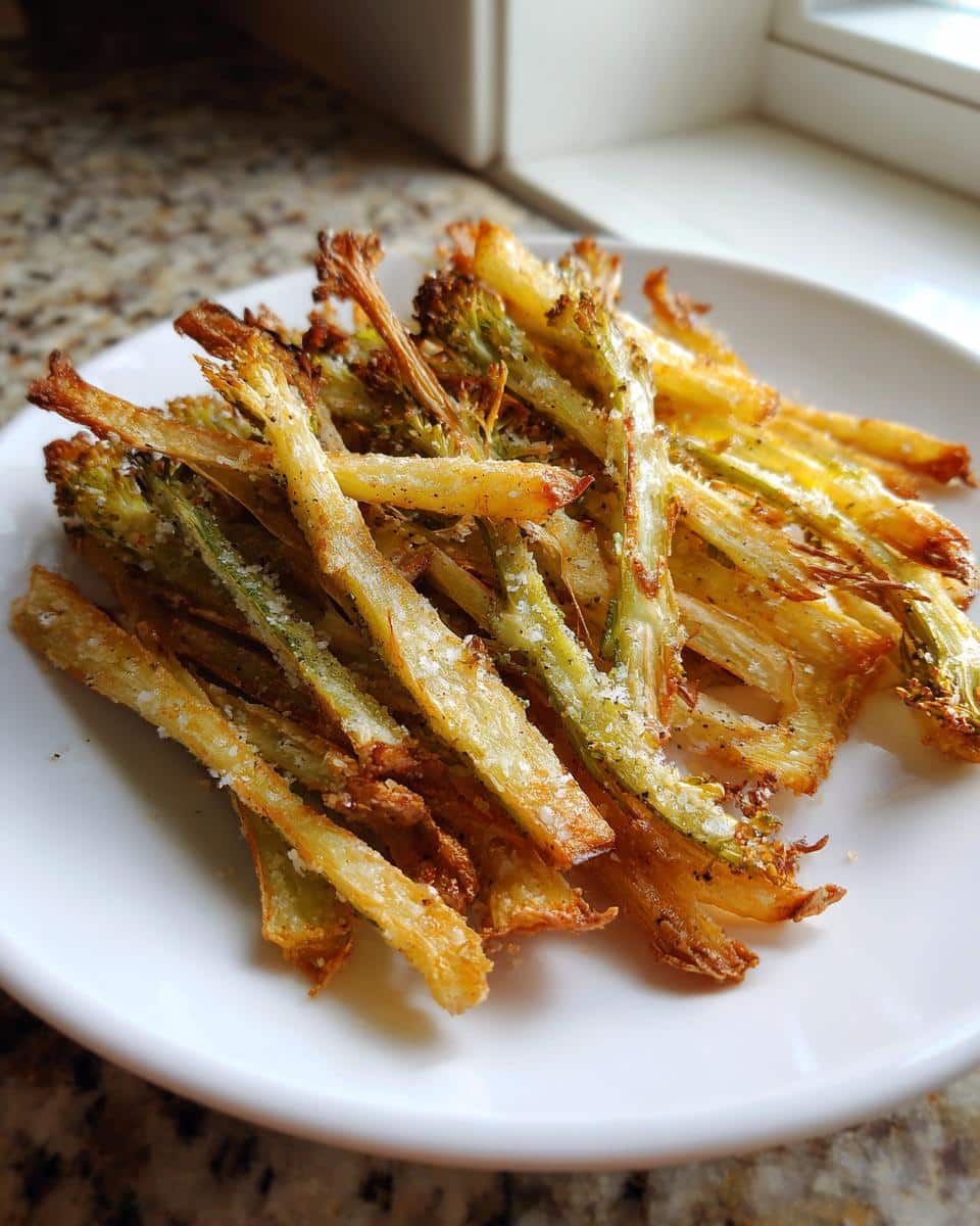 Broccoli Stem Fries - detail 2