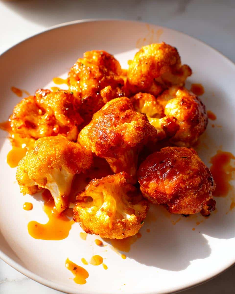Crispy Buffalo Cauliflower Wings - detail 2