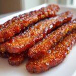 Crunchy Tempeh Bacon Strips