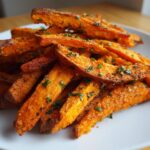 Garlic Herb Sweet Potato Fries