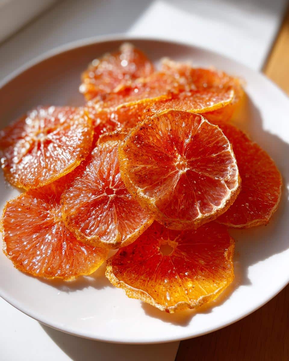 Honey-Glazed Pink Grapefruit Chips - detail 1