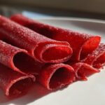 Raspberry Fruit Leather Roll-Ups