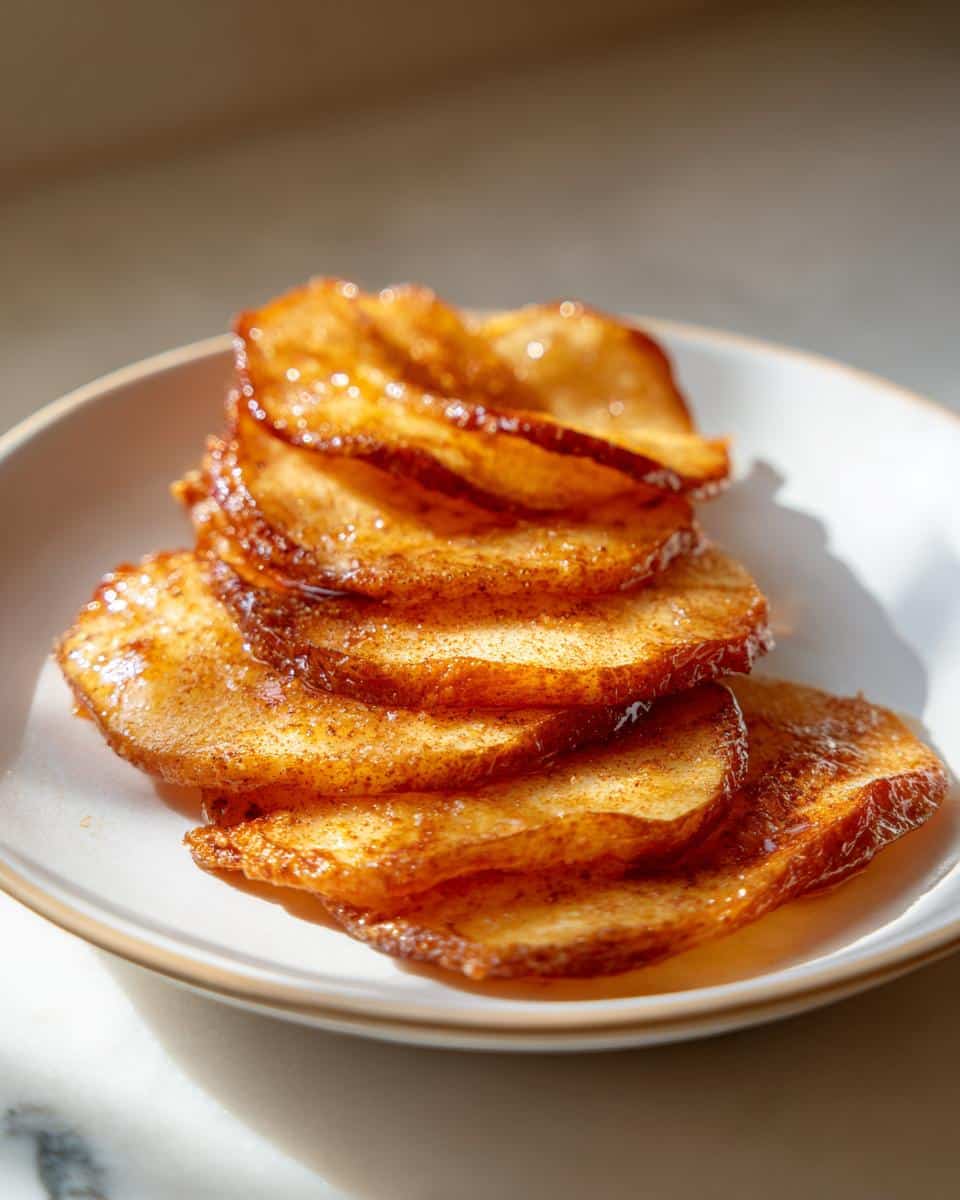 Air-Fried Honey Pear Crisps - detail 2