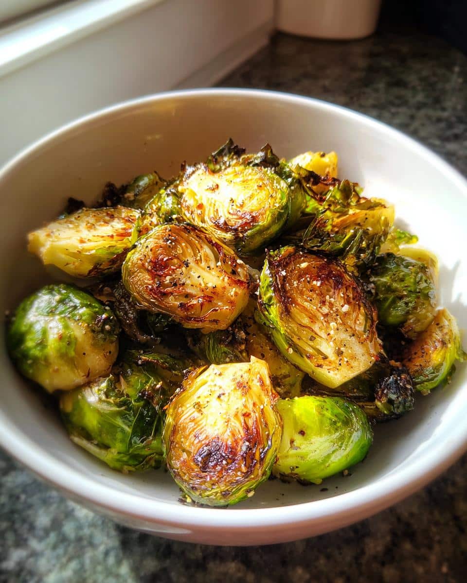Air Fryer Brussels Sprouts - detail 1