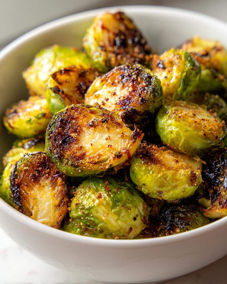 Air Fryer Brussels Sprouts - detail 2