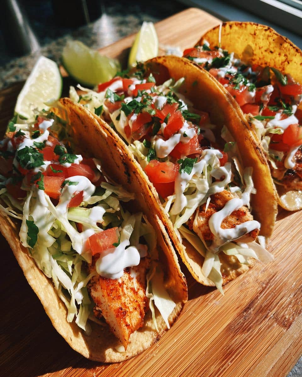 Baked Fish Tacos - detail 2
