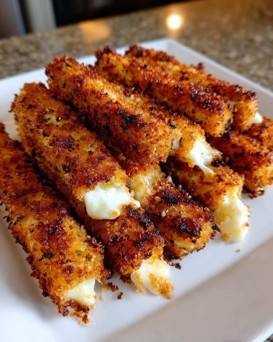 Baked Mozzarella Sticks - detail 1