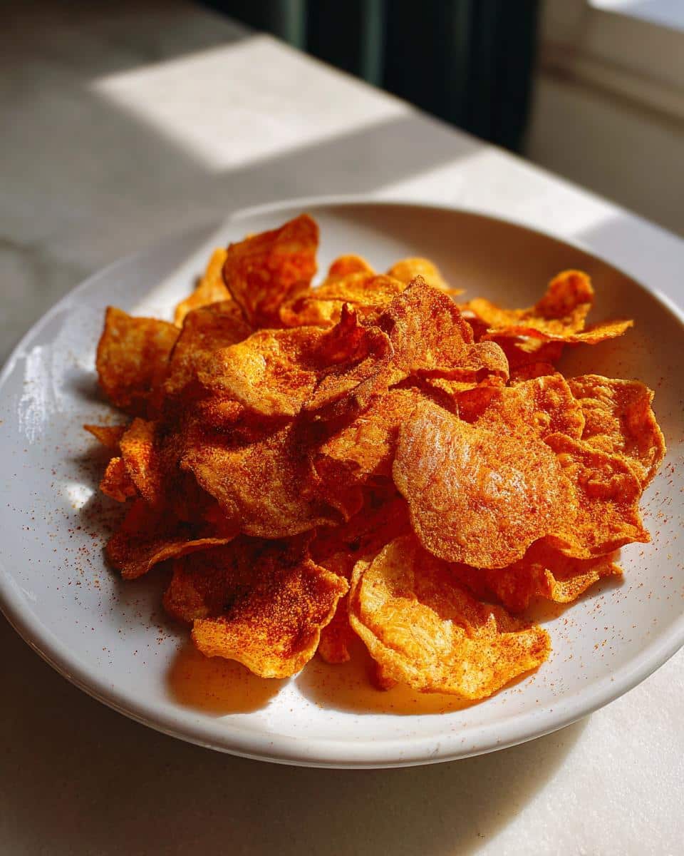 Batch-Prep Red Lentil Chips - detail 2