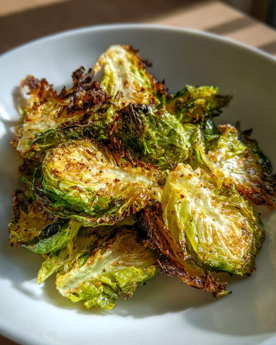 Brussels Sprout Chips -A Crispy & Addictive Superfood Snack 4 Brussels Sprout Chips - detail 1