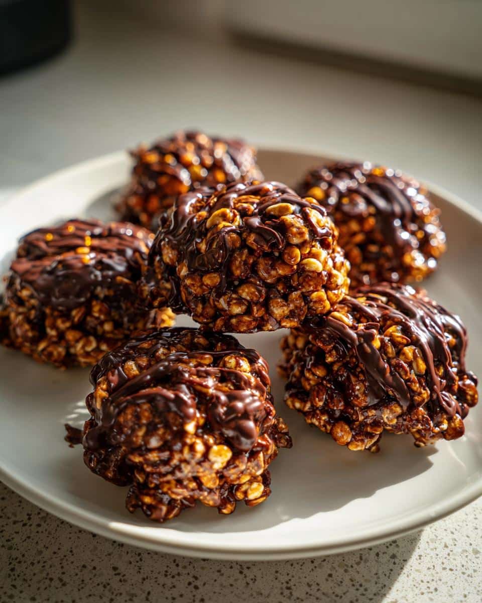 Chocolate Seed Clusters - detail 2