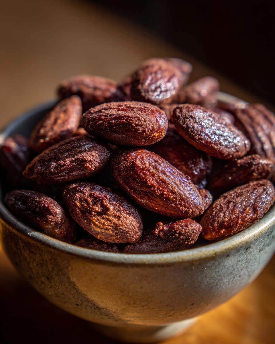 Cocoa Dusted Almonds - detail 1