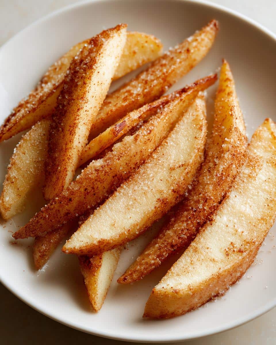 Crispy Cinnamon Apple Wedges - detail 1