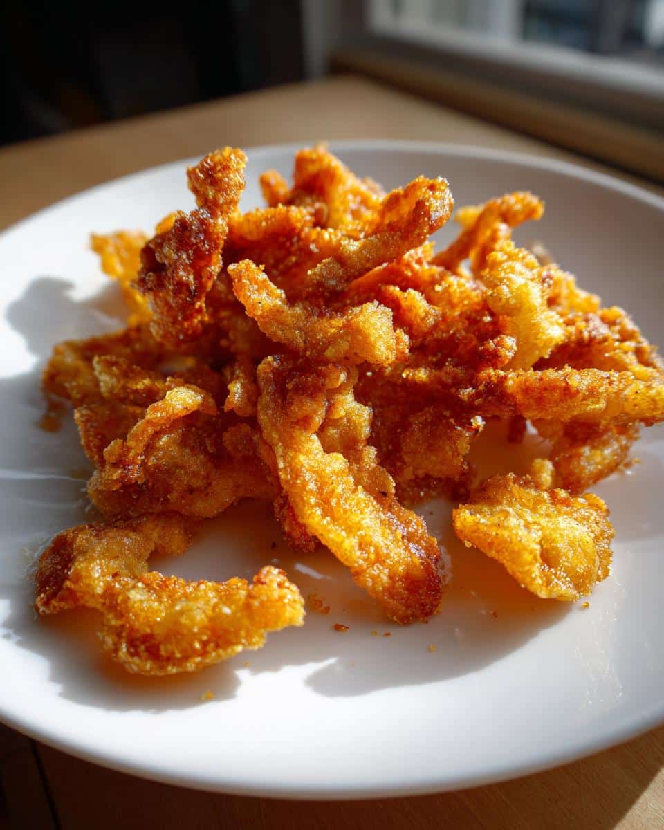 Irresistible Crispy Salted Chicken Skin Cracklins in 30 Minutes 4 Crispy Salted Chicken Skin "Cracklins" - detail 1