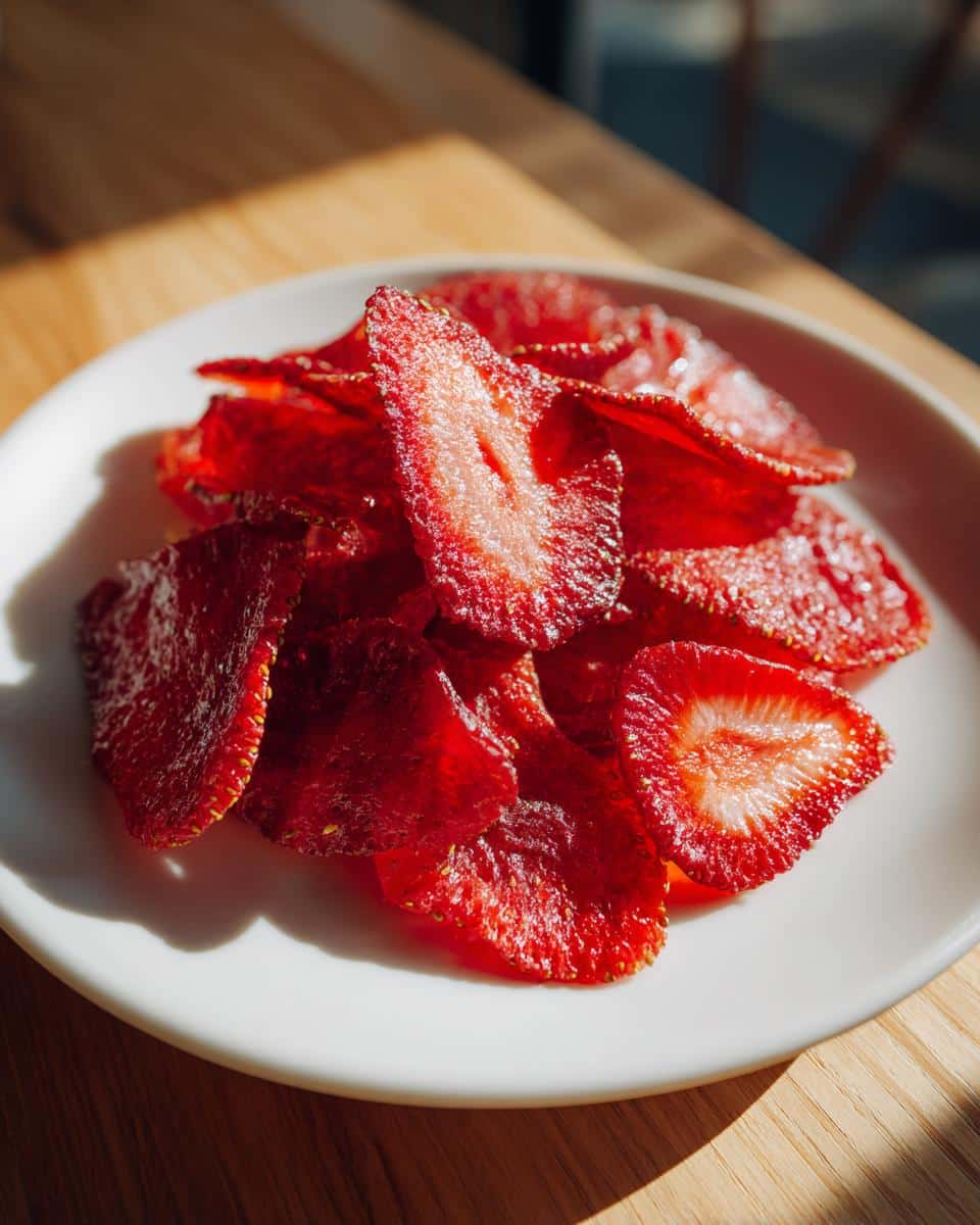 Dried Strawberry Slices - detail 1