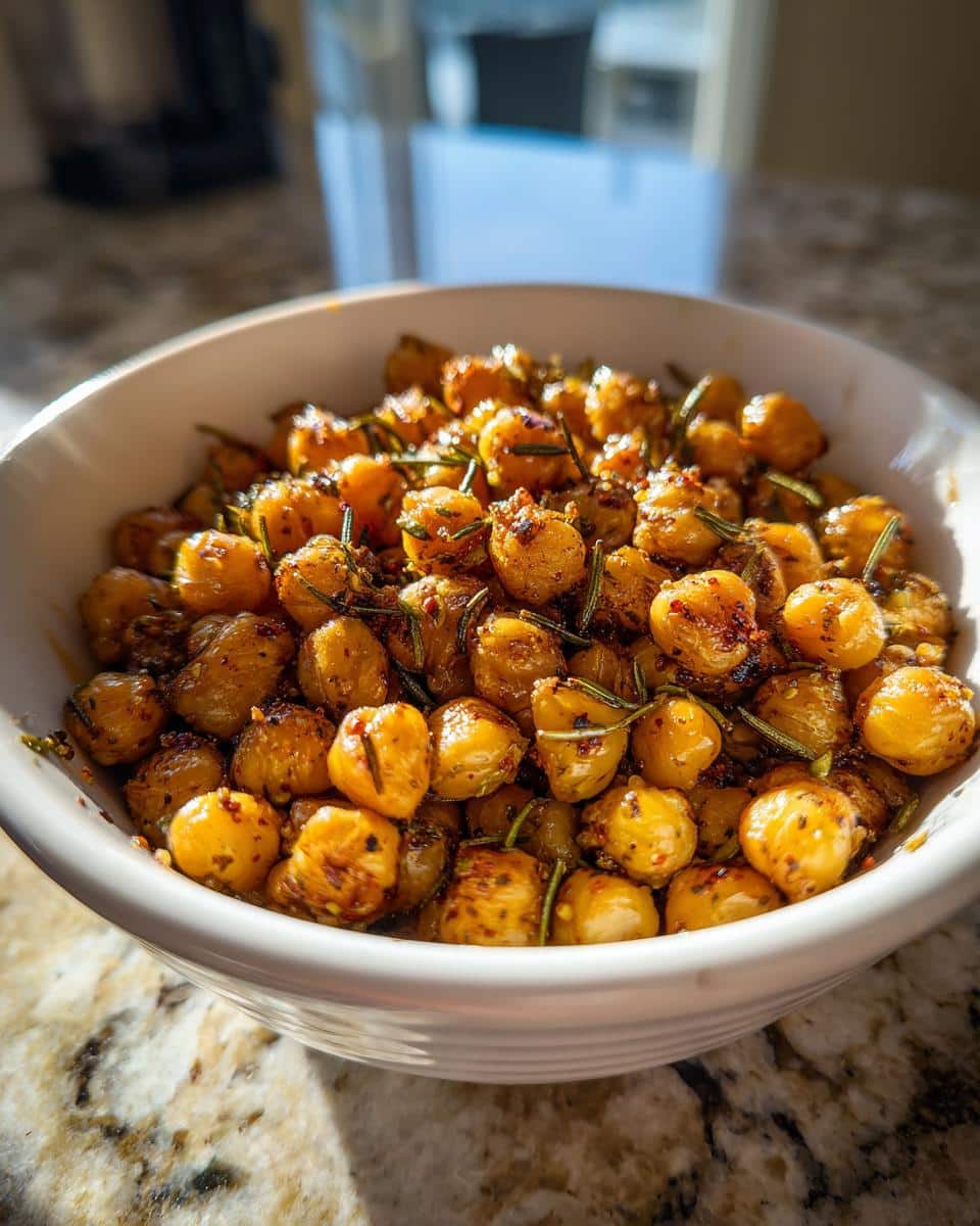 Garlic Herb Chickpeas - detail 2