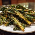 Garlic & Salt Kale Stem Fries