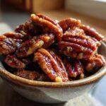 5Ingredient Maple Glazed Pecans-Irresistibly Crunchy & Sweet 6 Maple Glazed Pecans
