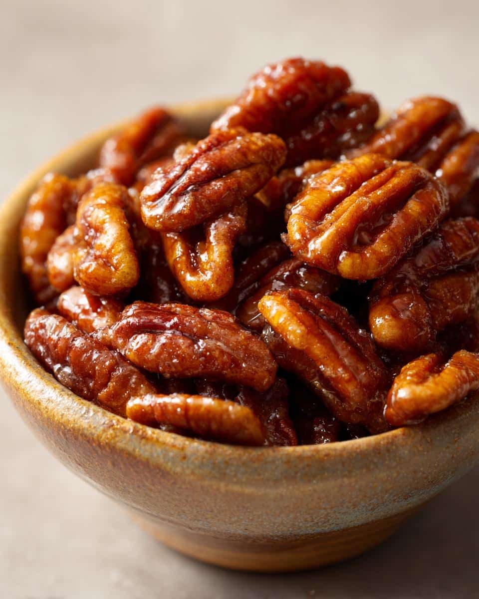 5Ingredient Maple Glazed Pecans-Irresistibly Crunchy & Sweet 5 Maple Glazed Pecans - detail 2