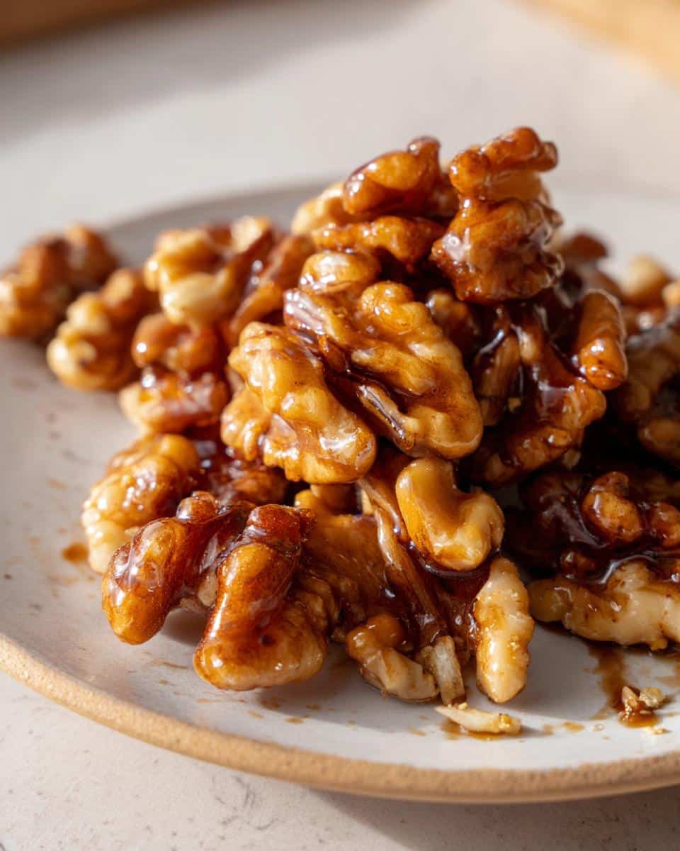 Maple Glazed Walnuts - detail 1
