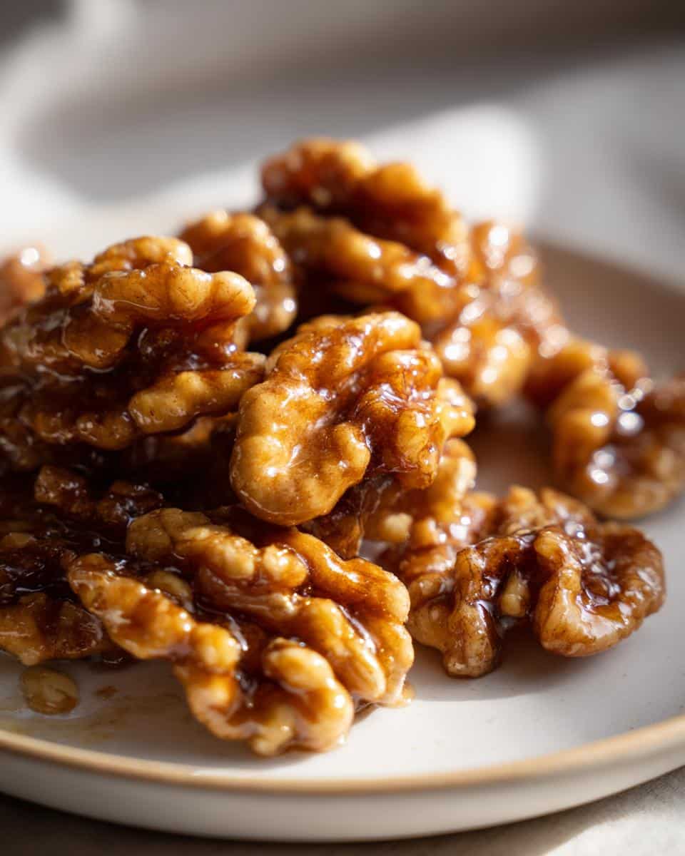 Maple Glazed Walnuts - detail 2