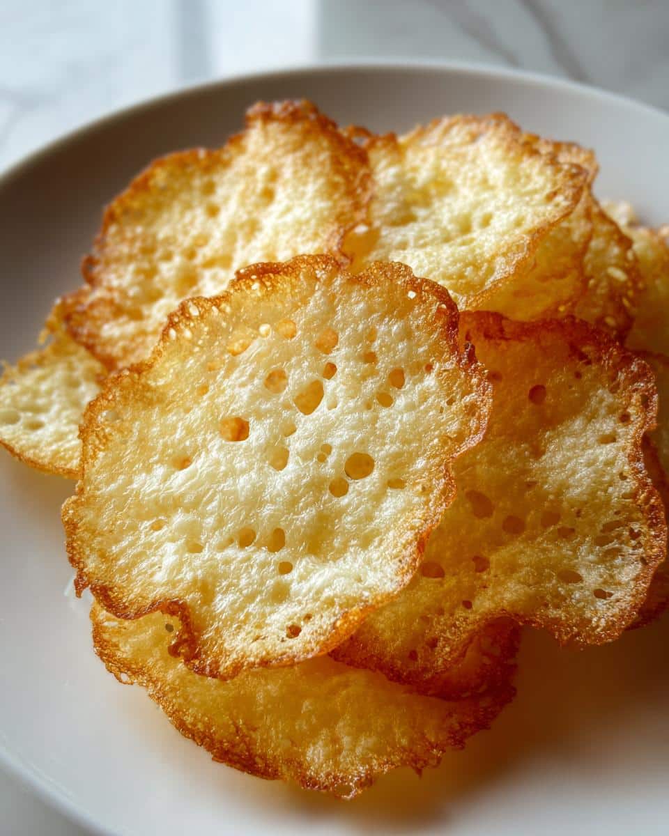 Parmesan Cheese Crisps - detail 2