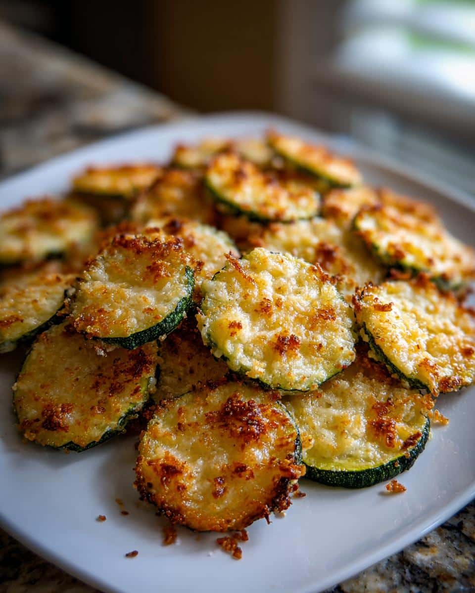 Parmesan & Zucchini Crisps - detail 1