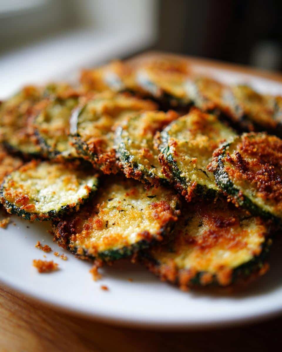 Parmesan & Zucchini Crisps - detail 2