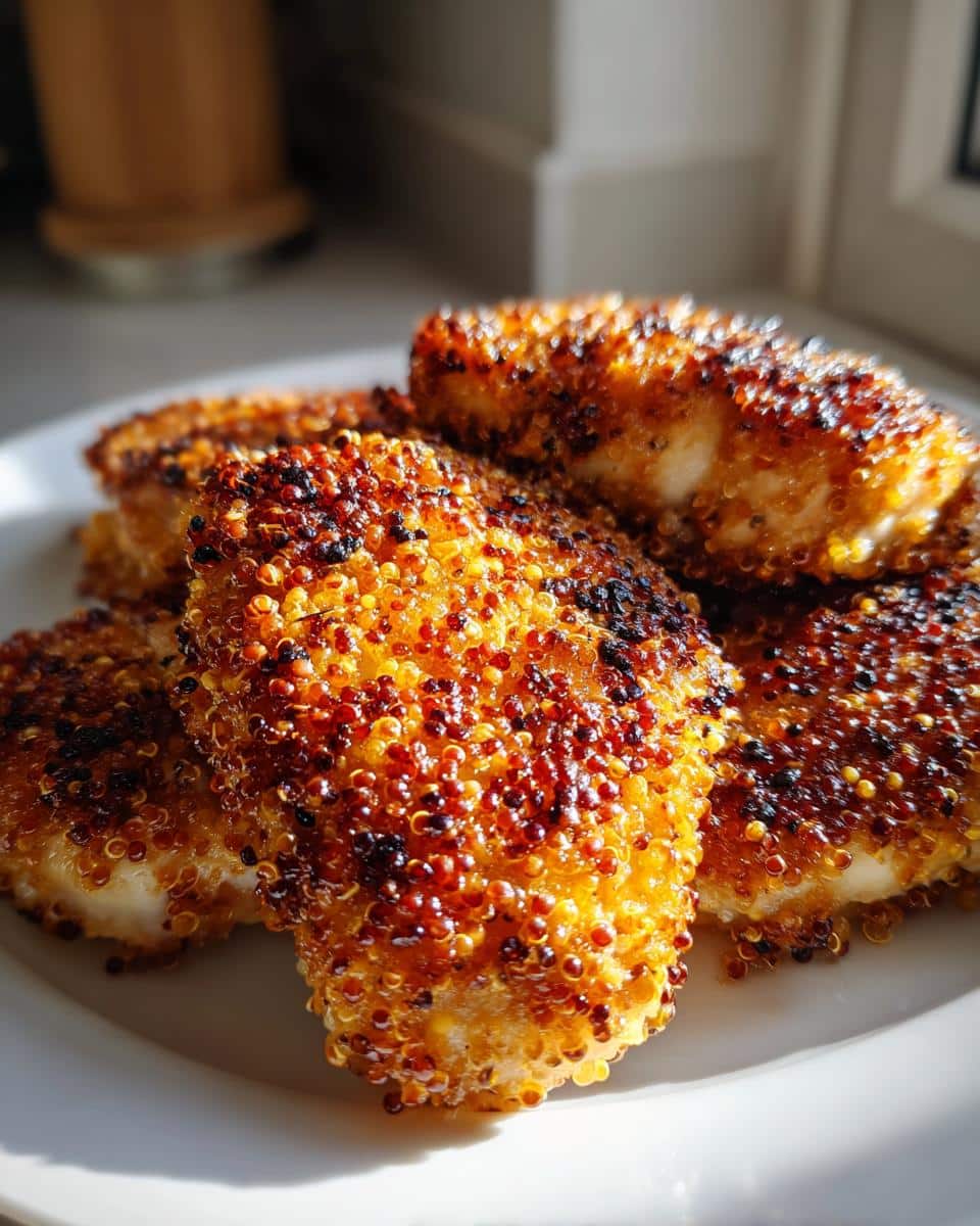 Quinoa-Crusted Baked Chicken Thighs - detail 1