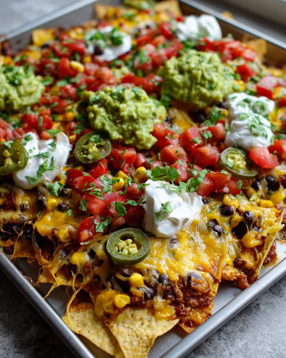 Sheet Pan Nachos - detail 1