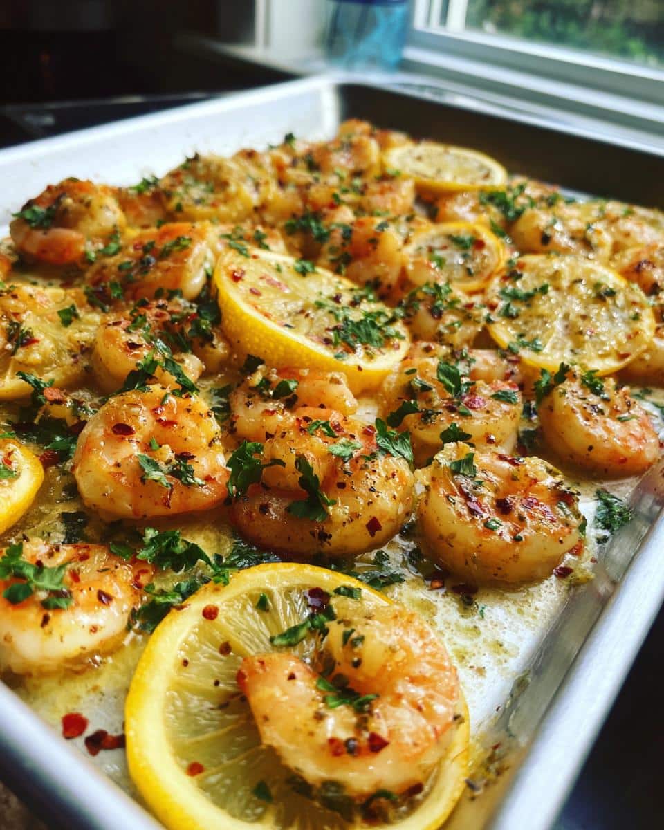 Sheet Pan Shrimp Scampi - detail 1