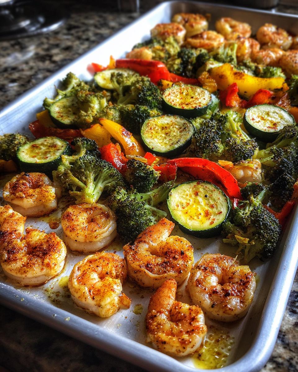 Sheet Pan Shrimp & Veggies - detail 1