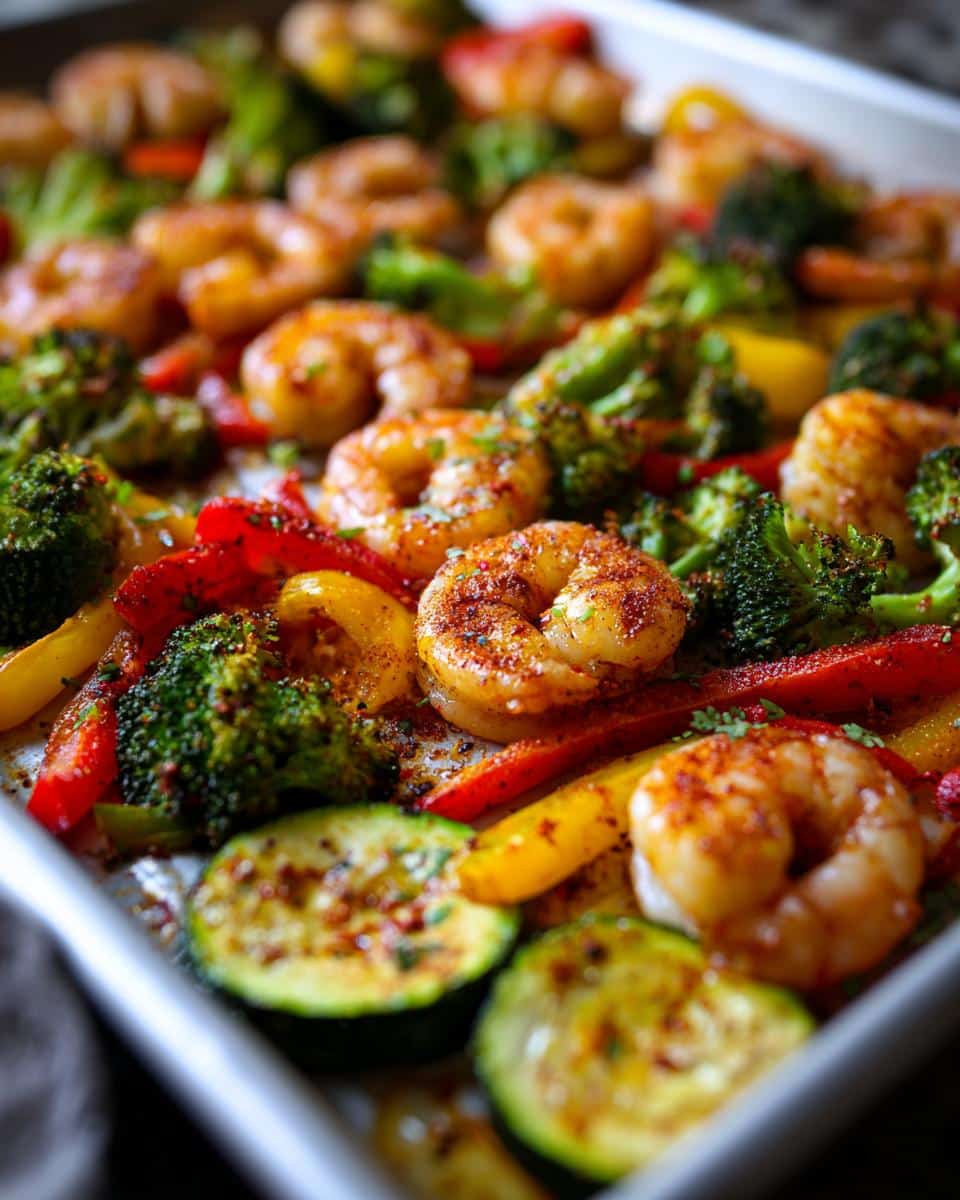 Sheet Pan Shrimp & Veggies - detail 2