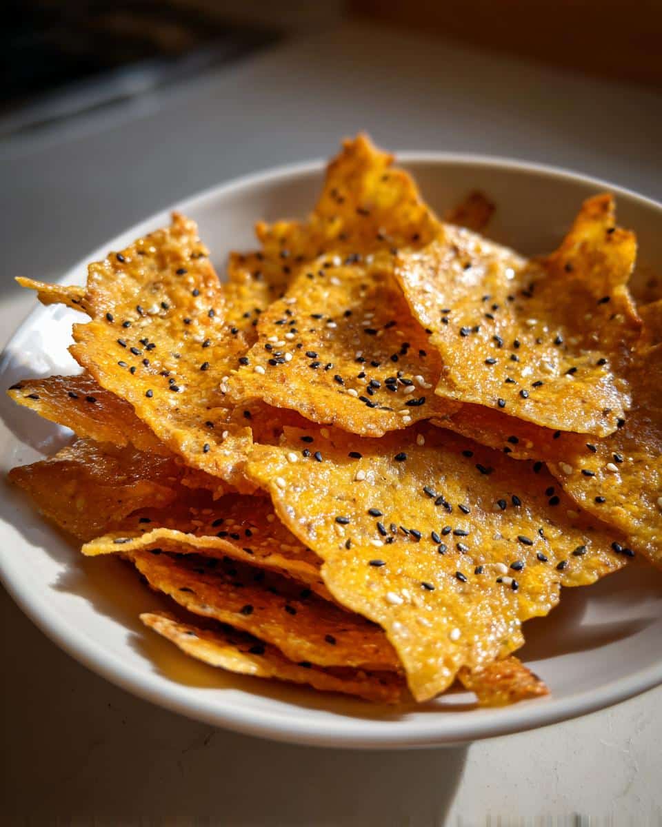Thin & Crispy Black Sesame Wafers - detail 1