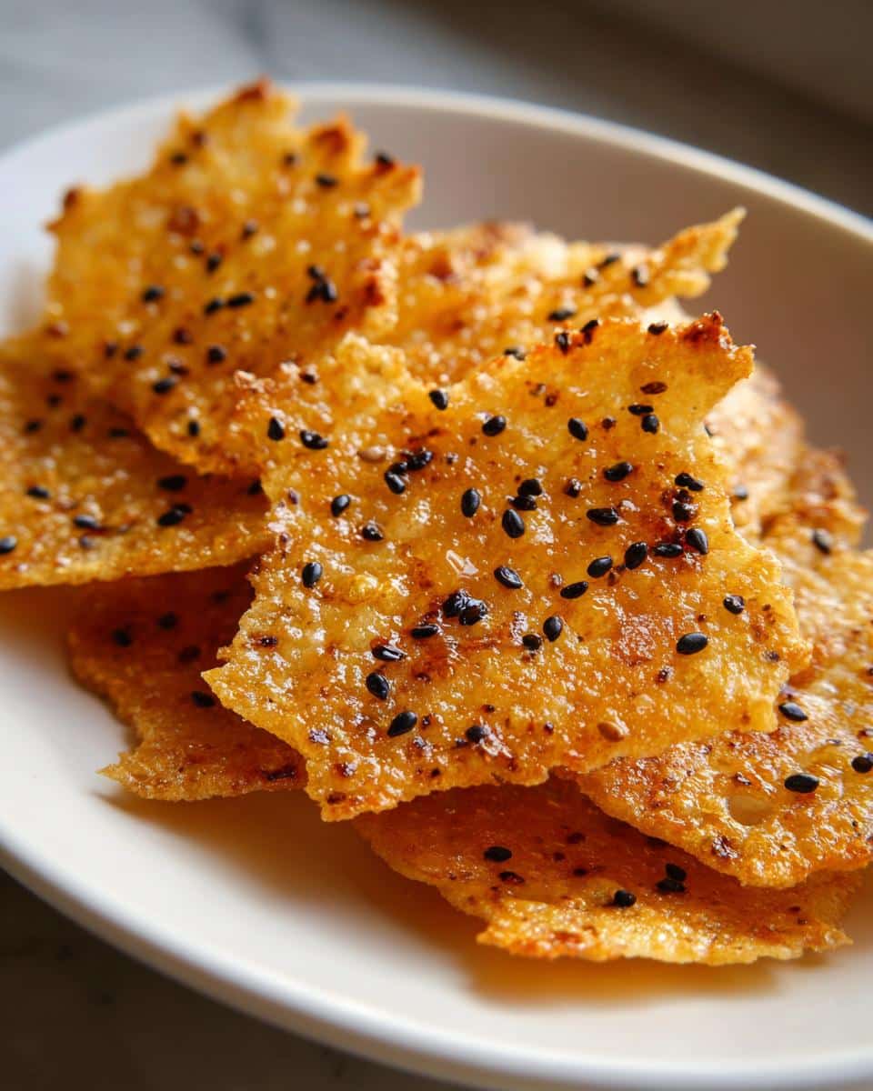 Thin & Crispy Black Sesame Wafers - detail 2