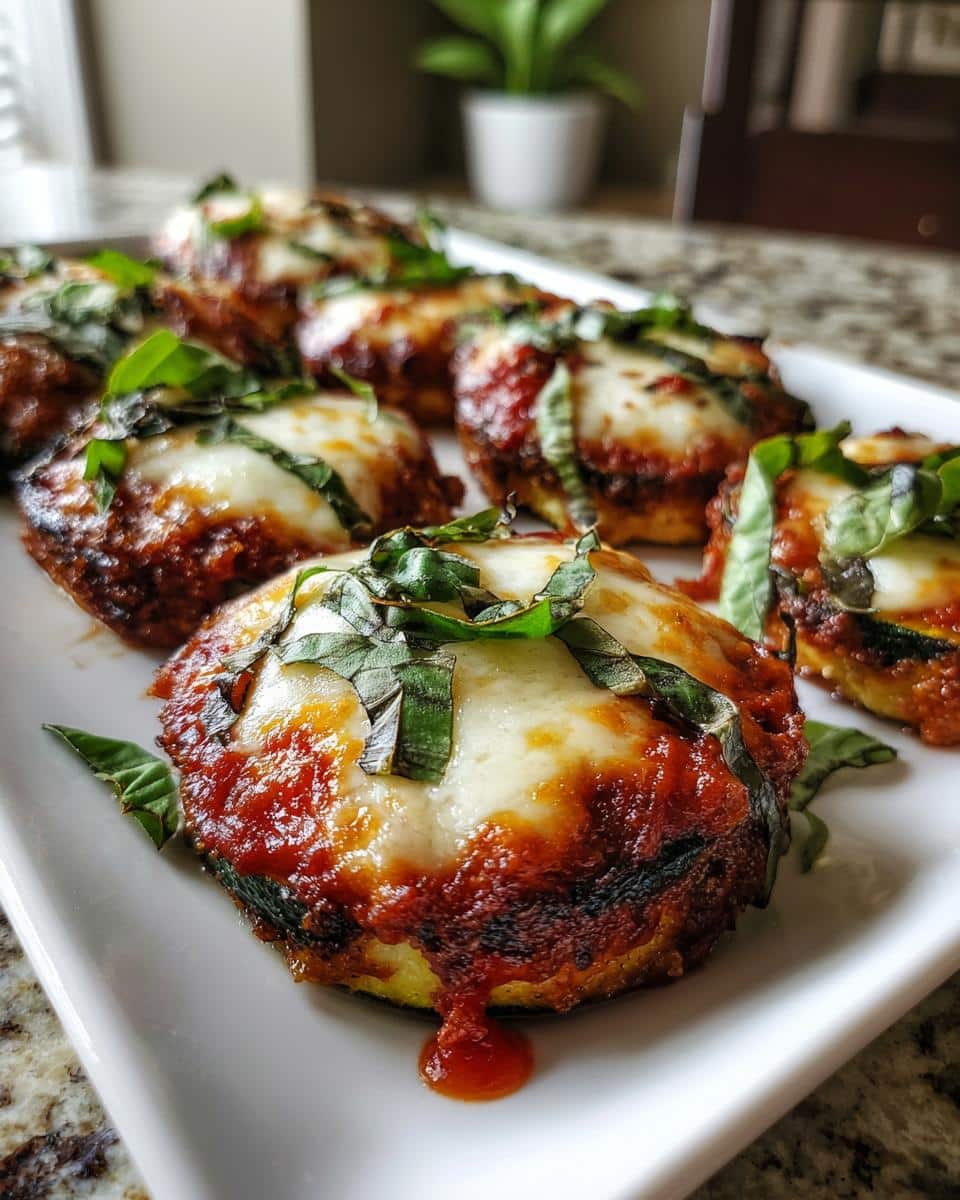 Zucchini Pizza Rounds - detail 1