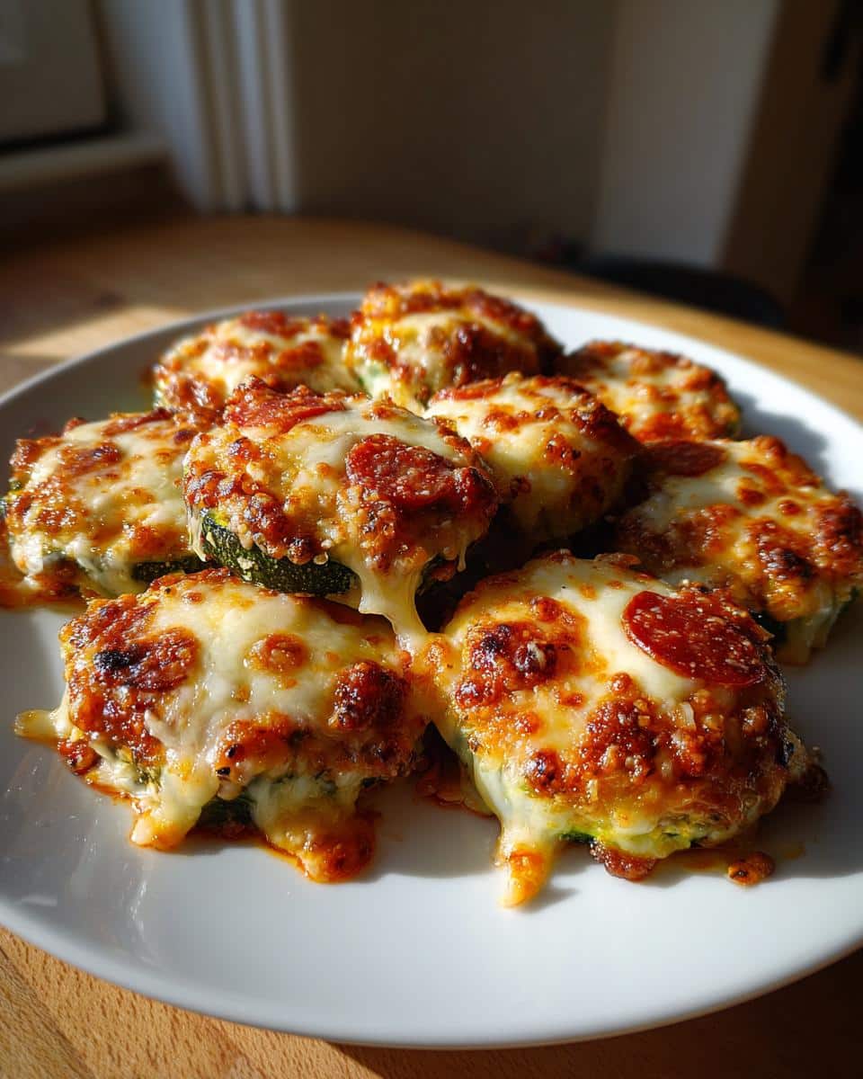 Zucchini Pizza Rounds - detail 1