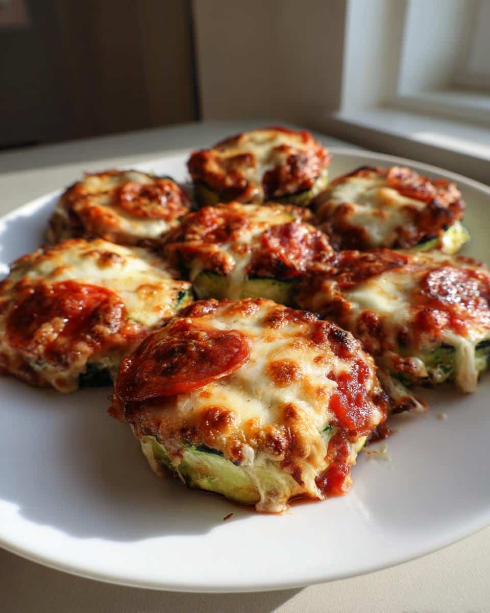 Zucchini Pizza Rounds - detail 2