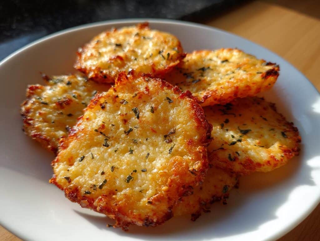3-Ingredient Parmesan Crisps