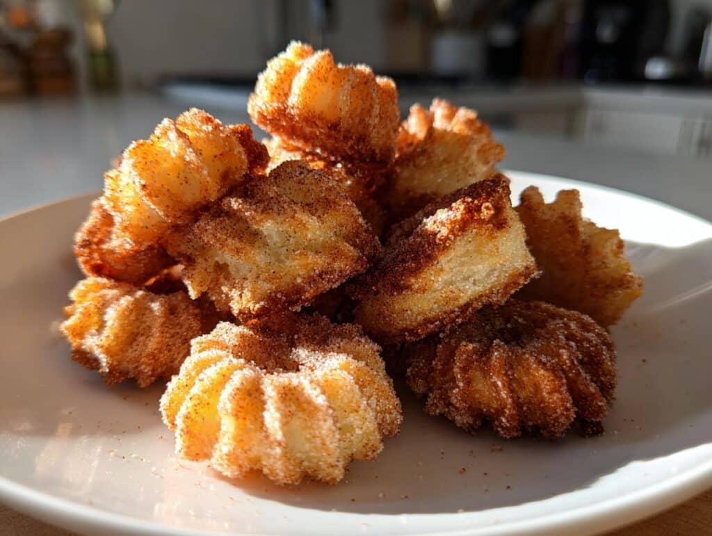 Air Fryer Churro Bites