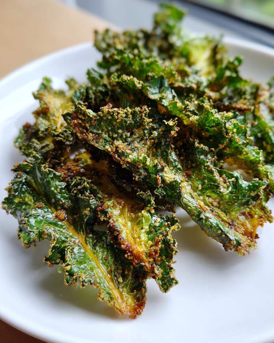 Air Fryer Collard Green Chips - detail 1