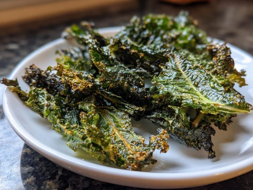 Air Fryer Collard Green Chips
