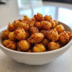 Air Fryer Garlic Chickpeas