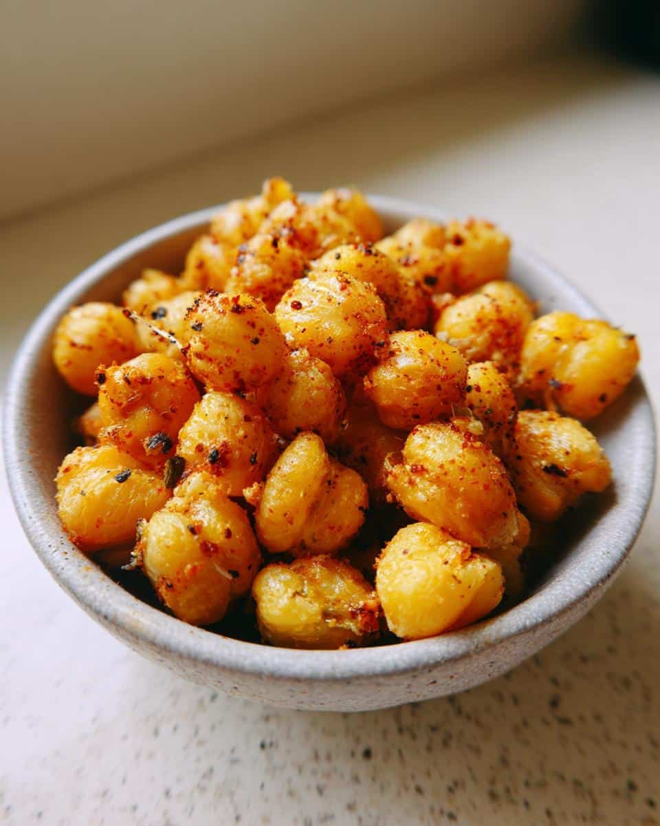 Air Fryer Garlic Chickpeas - detail 2