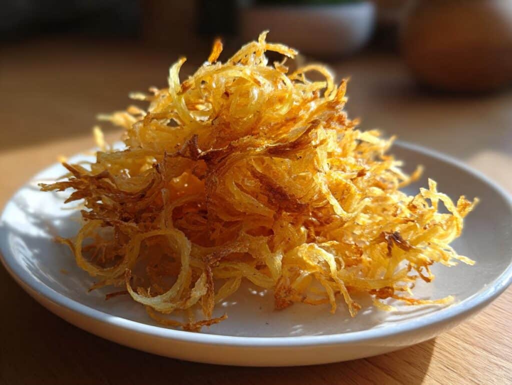 Air Fryer Leek Haystack