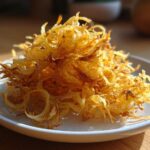 Air Fryer Leek Haystack
