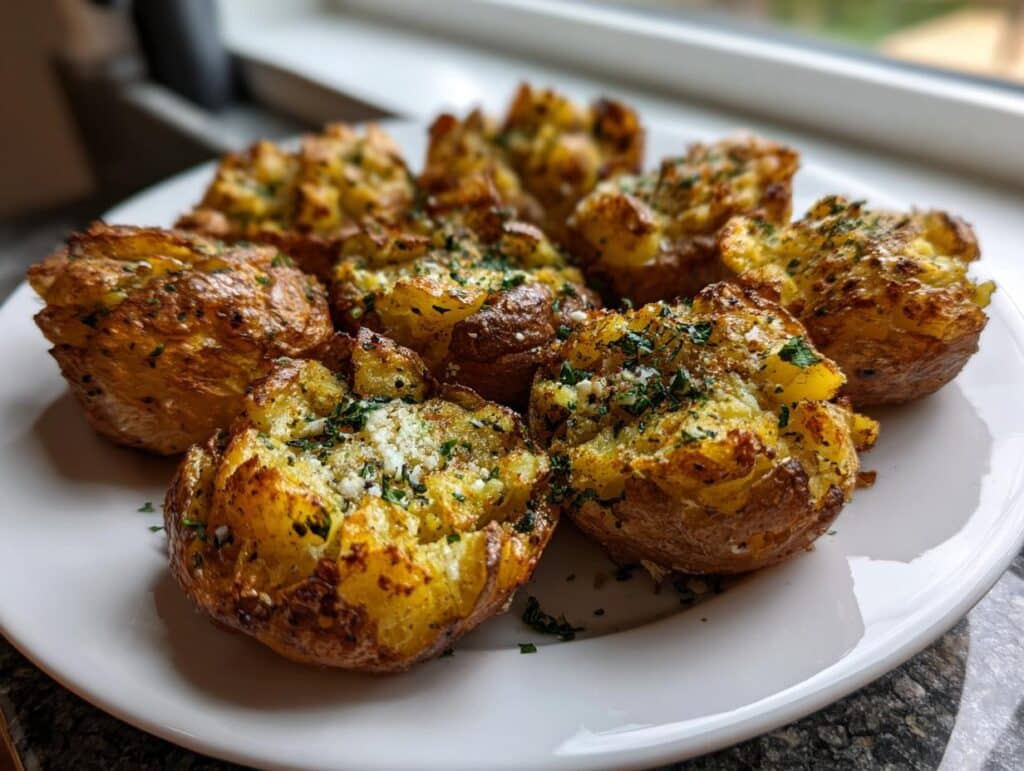 Air Fryer Smashed Potatoes