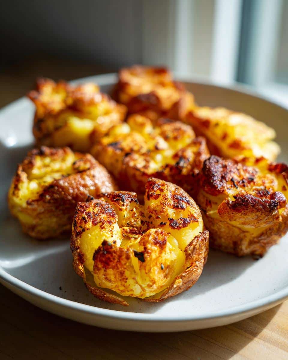 Air Fryer Smashed Potatoes - detail 2