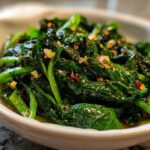 Blistered Mustard Greens