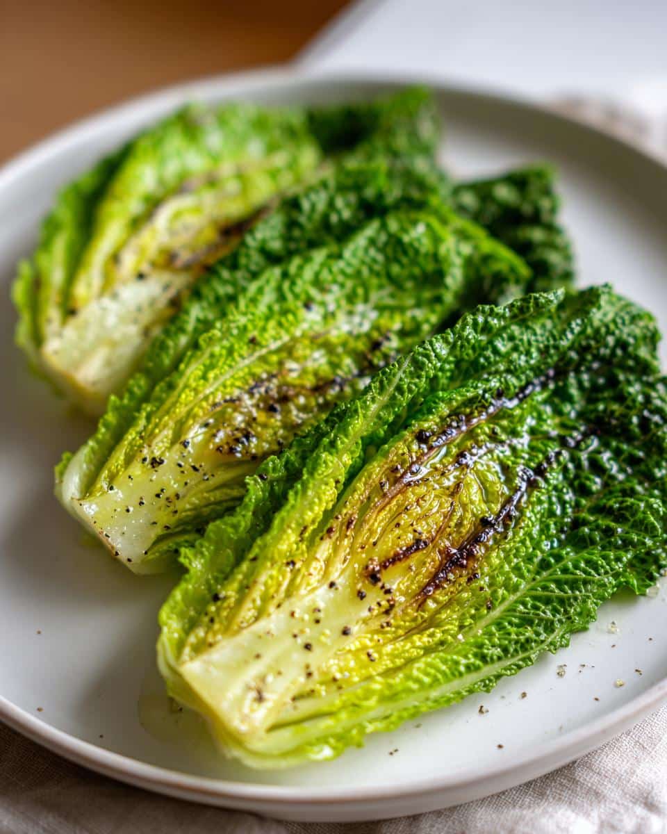 Blistered Savoy Cabbage - detail 1