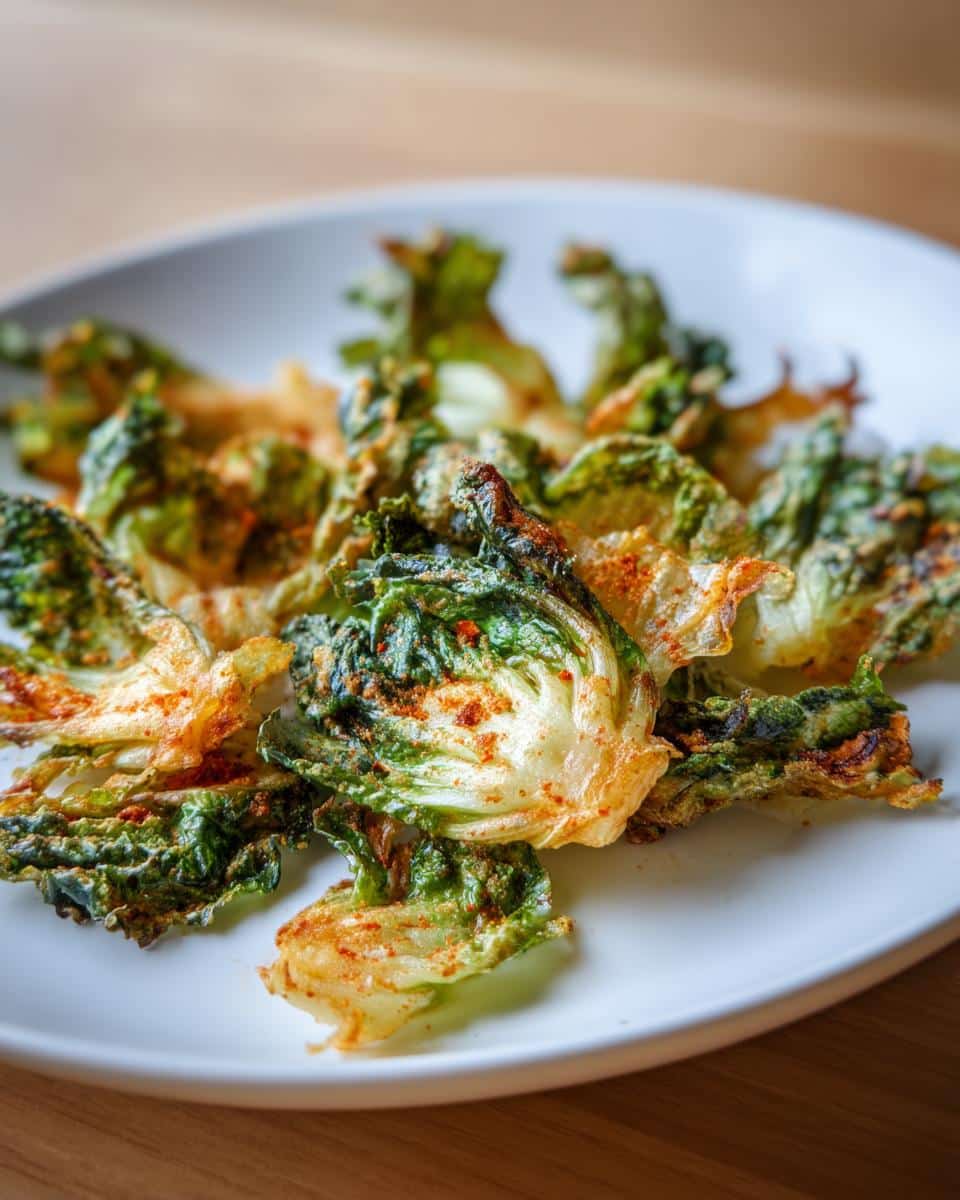Bok Choy Leaf Chips - detail 2